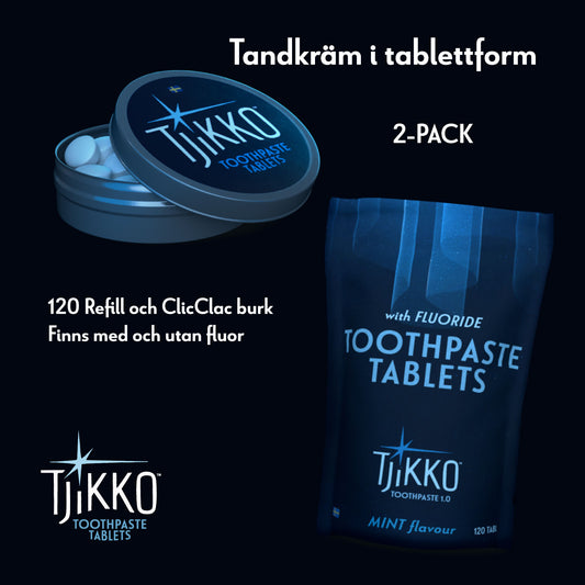 Tjikko 2-Pack – 120 Refill + ClicClac Burk