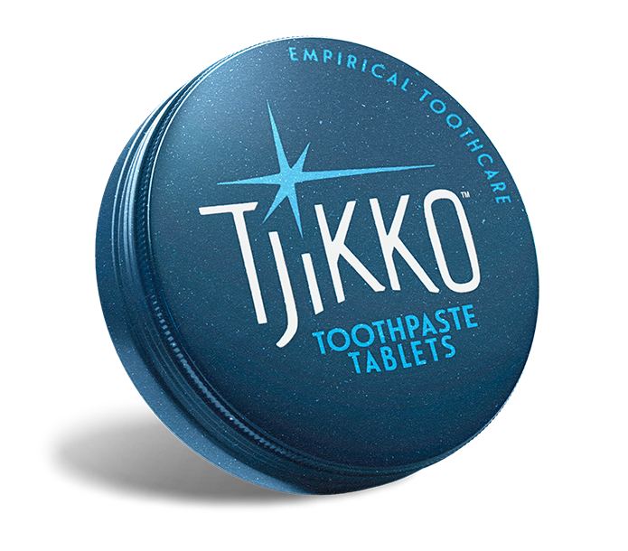 Tjikko toothpaste tablets tin